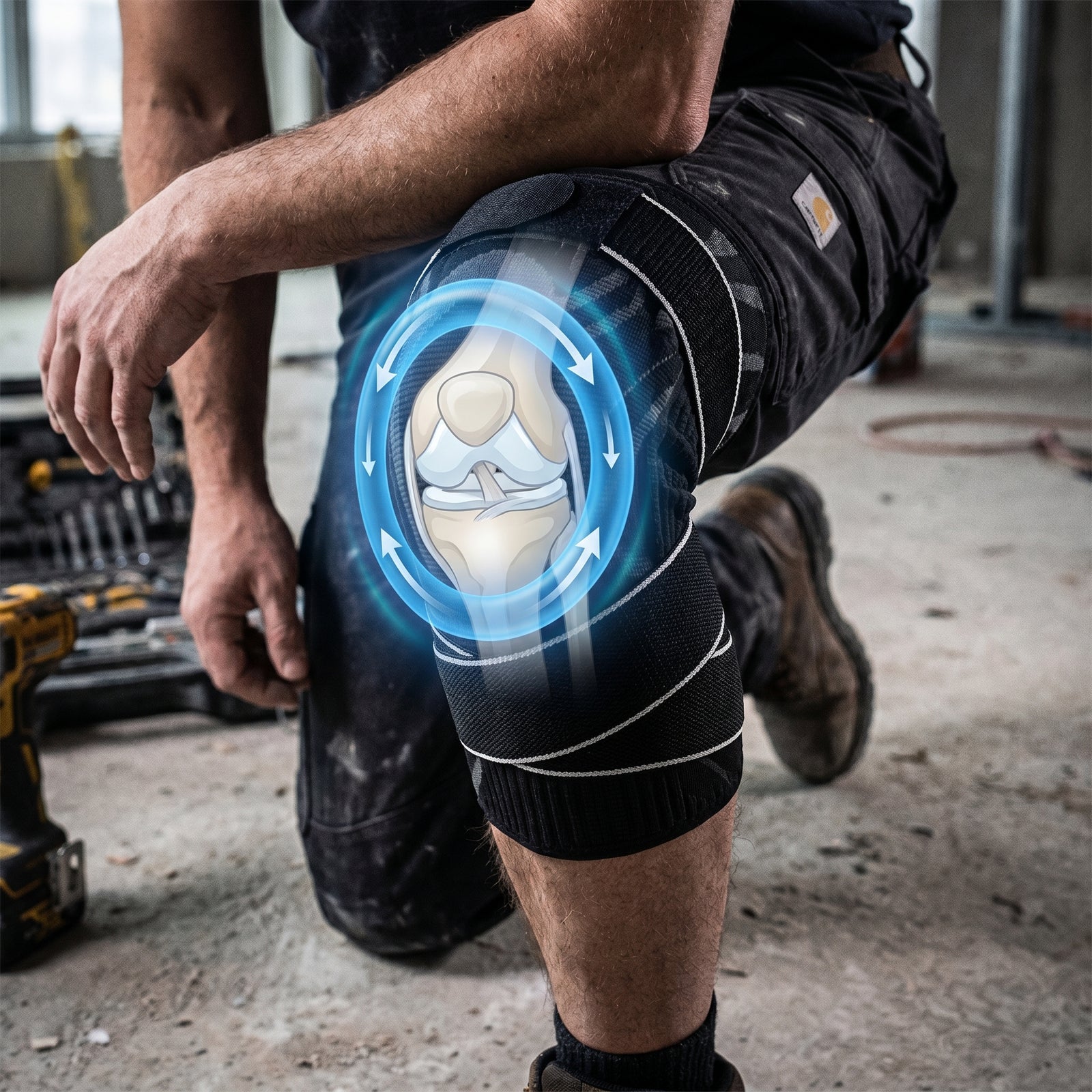 Gel Ring on the Kneecap